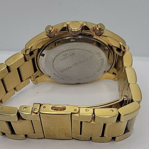 Michael Kors MK5521 Women's Stainless Steel Analog White Dial Quartz Watch AM476 - Picture 11 of 11